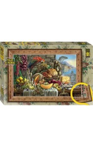 Пазл-500 с рамкой Натюрморт с попугаем