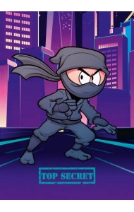 Блокнот Top secret. Ниндзя, А6+, 64 листа