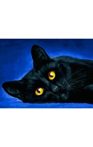 Живопись на холсте На голубом