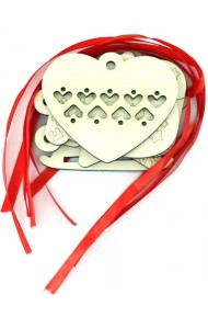 Набор для творчества Роспись по дереву, 5 штук, с ленточкой