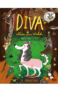 Diva allein im Wald