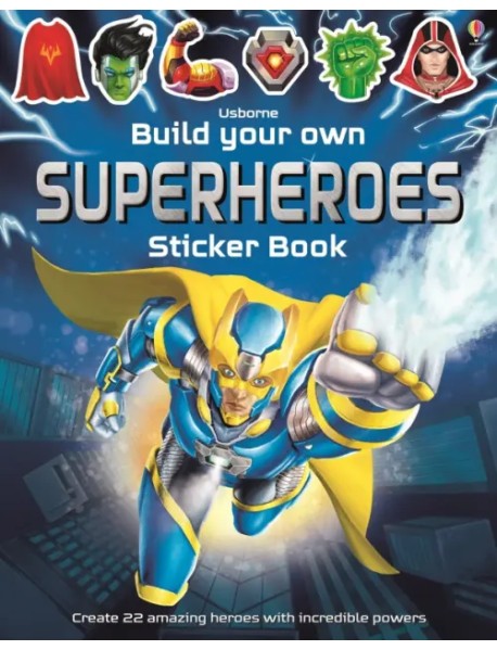 Build Your Own Superheroes Sticker Book