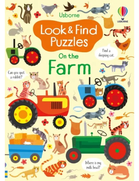 Look and Find Puzzles. On the Farm