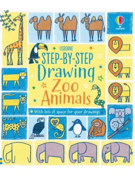 Step-by-step Drawing. Zoo Animals