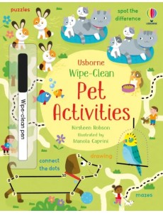 Wipe-Clean Pet Activities