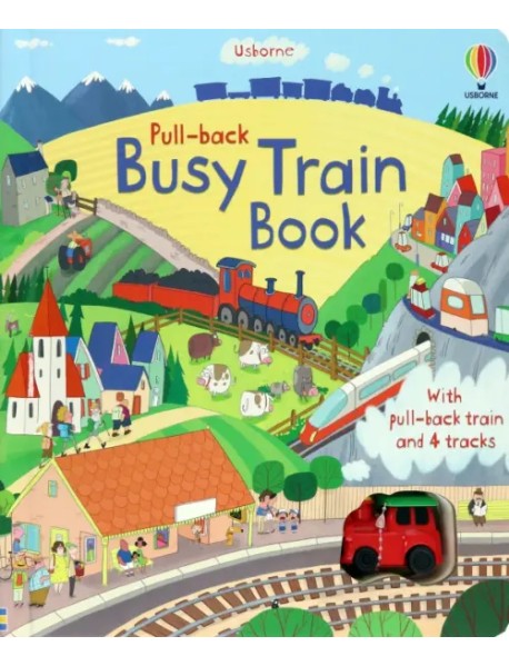 Pull-back Busy Train Book