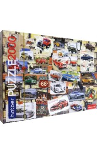 Puzzle-2000 Ностальгия. Автомобили мира