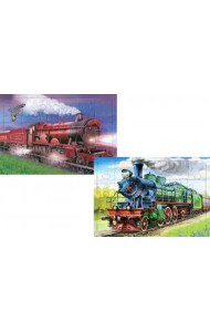 Комплект пазлов Паровоз-Шотландский экспресс