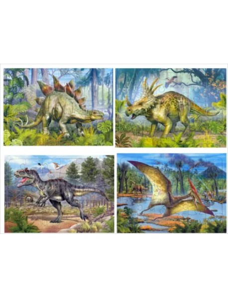 Комплект пазлов Мир динозавров