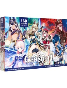 Геншин. Пазл-160. Команда с Тейвата Геншин. Пазл-160. Команда с Тейвата