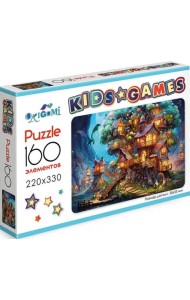 Kids Games. Пазл-160. Домик на дереве