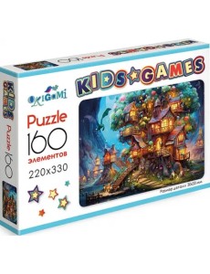 Kids Games. Пазл-160. Домик на дереве