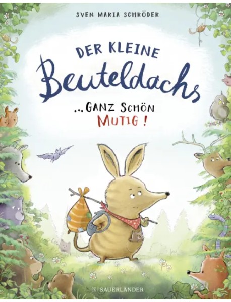 Der kleine Beuteldachs. Ganz schön mutig