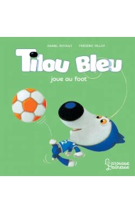 Tilou bleu joue au foot