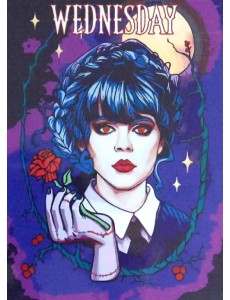 Кидз Бэй. Картина по номерам Уэнсдей