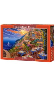 Puzzle-1500. Романтический вечер в Позитано