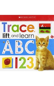 Trace, Lift, and Learn. ABC & 123 (board book)
