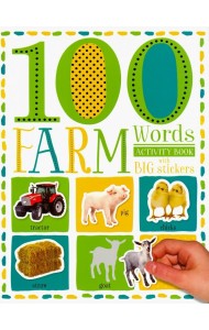100 First Farm Words Sticker Activity book