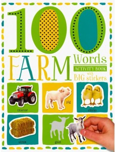 100 First Farm Words Sticker Activity book