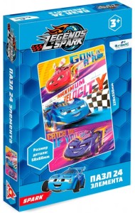 Легенды Спарка. Пазл-24 Большие гонки