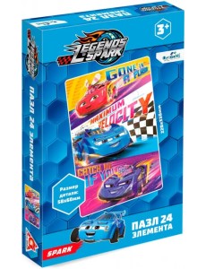 Легенды Спарка. Пазл-24 Большие гонки