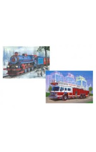 Комплект пазлов Сибирский экспресс-Пожарная машина