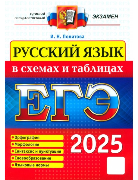 ЕГЭ 2025. Русский язык в схемах и таблицах