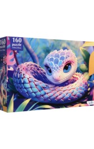 Пазл-160 Розовая змейка