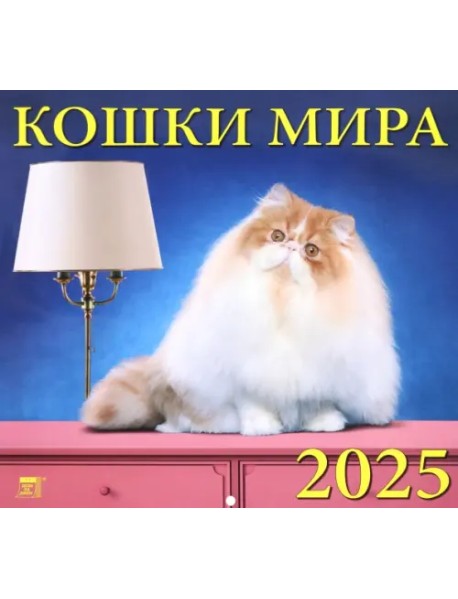 Календарь настенный на 2025 год Кошки мира