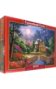 Puzzle-1000 Коттедж в лунном саду