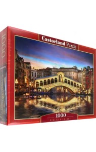 Puzzle-1000 Мост Риальто ночью