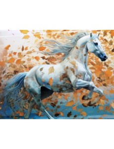 Картина по номерам с золотом на подрамнике Летящая Грация Картина по номерам с золотом на подрамнике Летящая Грация