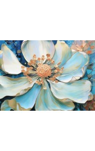 Картина по номерам с золотом на подрамнике Магия Цвета