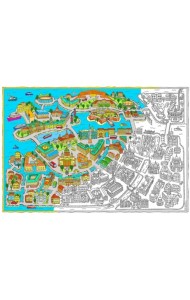 Санкт-Петербург. Карта-раскраска