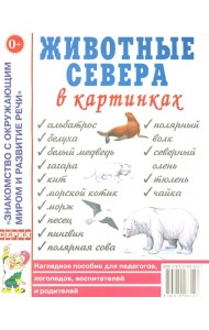 Животные Севера в картинках. Наглядное пособие для педагогов, логопедов, воспитателей, родителей