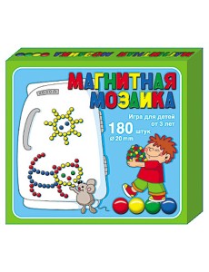 Мозаика магнитная, 180 элементов Мозаика магнитная, 180 элементов