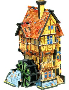 3D Puzzle "Водяная мельница" (лето) 3D Puzzle "Водяная мельница" (лето)
