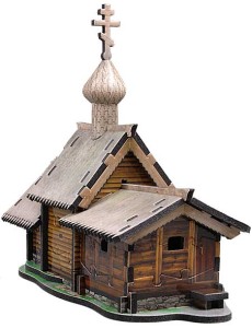 3D Puzzle "Церковь Воскрешения Лазаря (о. Кижи)"