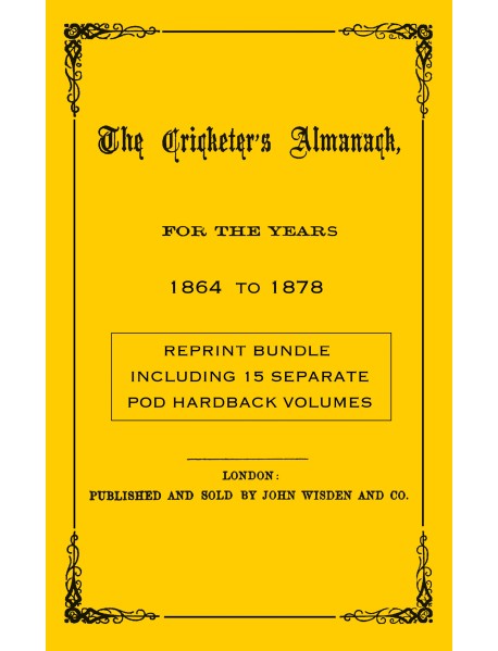 Wisden Cricketers' Almanack 1864 to 1878