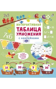 Интерактивная таблица умножения с наклейками