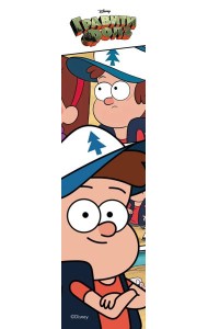 Гравити фолз. Закладка с резинкой (оф. 1)