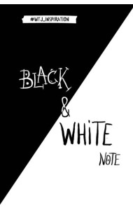 Black&White Note. Стильный блокнот с черными и белоснежными страницами (твердый переплет)