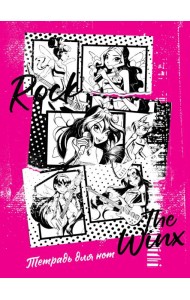 Тетрадь для нот. Winx. Феи рок-звезды (24 л., А4, вертикальная, скрепка)