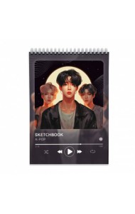 Скетчбук. K-pop Style. 14,8х21 см. 40 листов. ГЕОДОМ
