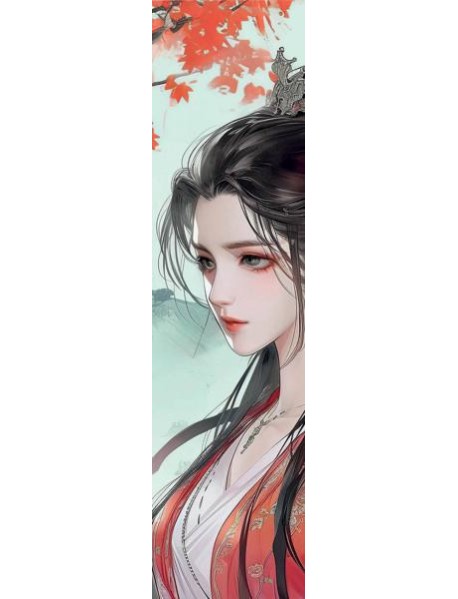 Закладка с резинкой. Маньхуа. Принцесса