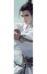 Закладка с резинкой. Маньхуа. Небесный воитель