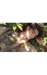 Кардхолдер. Маньхуа. Спящий принц (в форме книжки, 215х65 мм)