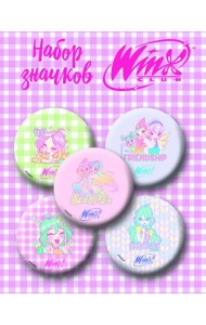 Winx. Набор значков (6 шт.)