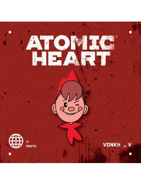 Значок металлический, Atomic Heart. Пионер