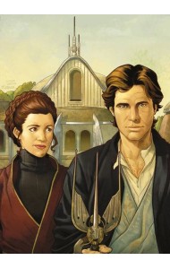 Скетчбук «Звёздные войны. Хан и Лея. Кореллианская готика» (А5, 64 стр. на пружине)